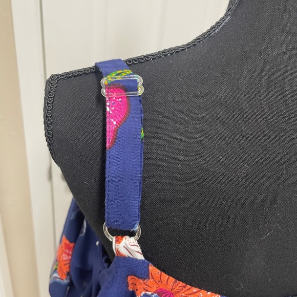 Serendipity Vibrant Tropical Inspired Dress NWT - Picture 5 of 9